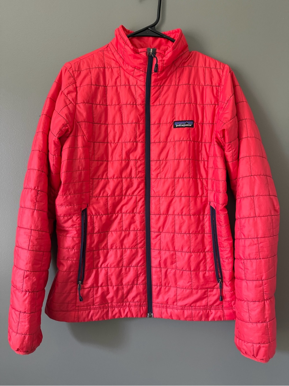 Patagonia Women’s M Pink Lightweight Down Nano Puff Quilted Jacket Coat 84216